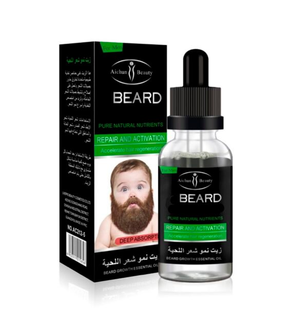 Beard Growth Oil for Men | Facial Hair Supplement